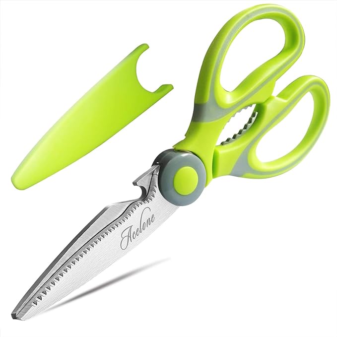Kitchen Shears, Acelone Premium Heavy Duty Shears Ultra Sharp Stainless Steel by Acelone