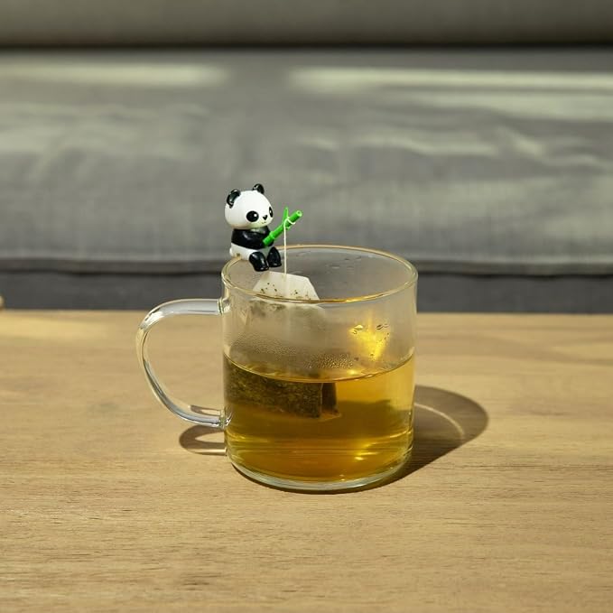 Tea Mates - 1pc Cute Fishing Panda - Tea Bag Holder and String Rest - Tea - Image 6