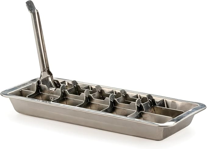 Metal Ice Cube Trays, Stainless Steel Ice Cube Trays, 18-Slot Ice Cube Tray - Image 3
