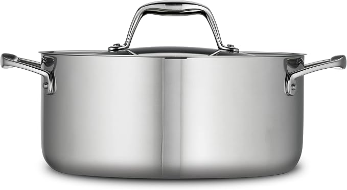 Tramontina Signature Tri-Ply Clad Stainless Steel 5-Quart Dutch Oven Pot - Image 2