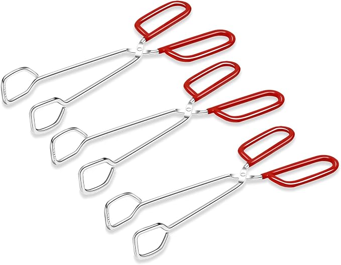 Hiash 10-Inch Heavy Duty Stainless Steel Kitchen Tongs by Hiash