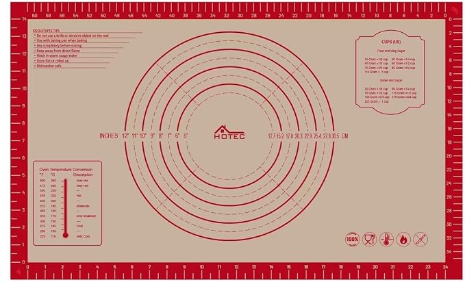 HOTEC Silicone Baking Mat - Image 8