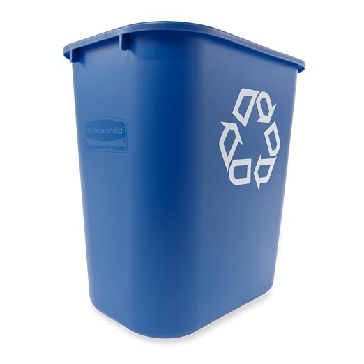 Rubbermaid Commercial Products Deskside Recycling Can, 7-Gallon/28-Quart - Image 2