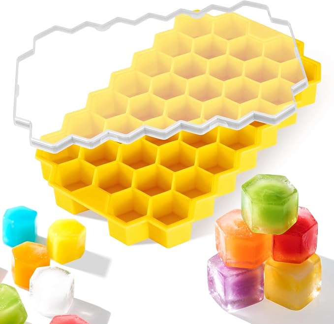 Silicone Mini Ice Cube Tray, 37 Pack Ice Trays by Acosexy