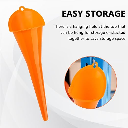 Long-Neck Oil Funnel for Automotive – Multi-Function Plastic Funnel for Oil - Image 5