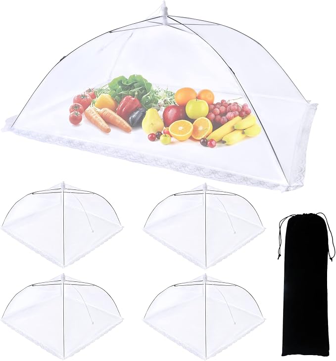 ZMCINER 5 Pack Food Tents Food Covers by ZMCINER