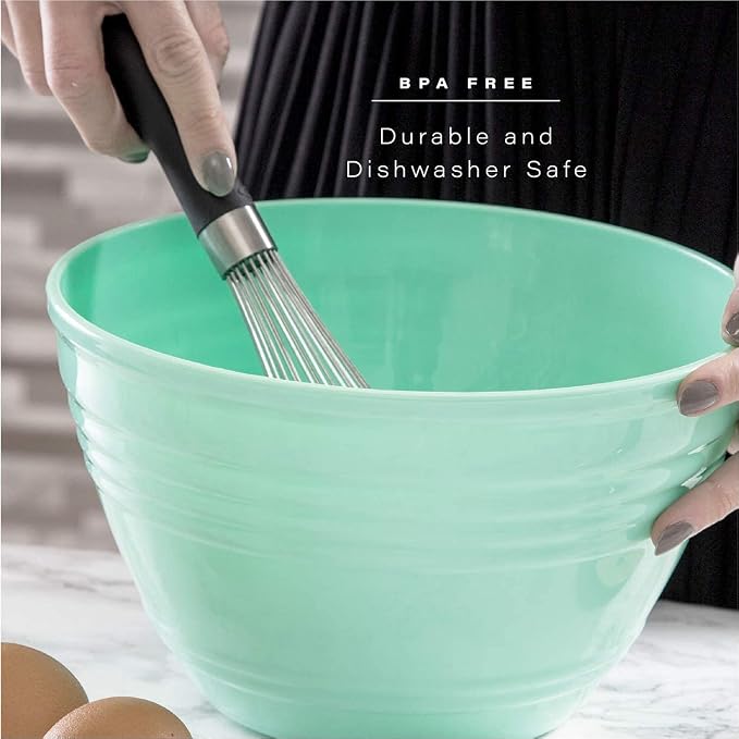 BINO | Mixing Bowl Set with Lids | Versatile Plastic Bowls - Image 7