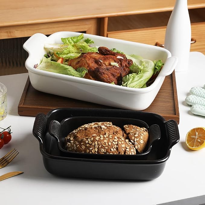 Sweejar Baking Pans Set, Ceramic 9x13 Baking Dish - Image 5