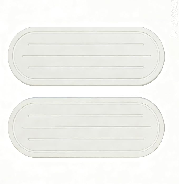 Razborci 2PCS Water Absorbing Stone Drying Tray Mat - Image 8
