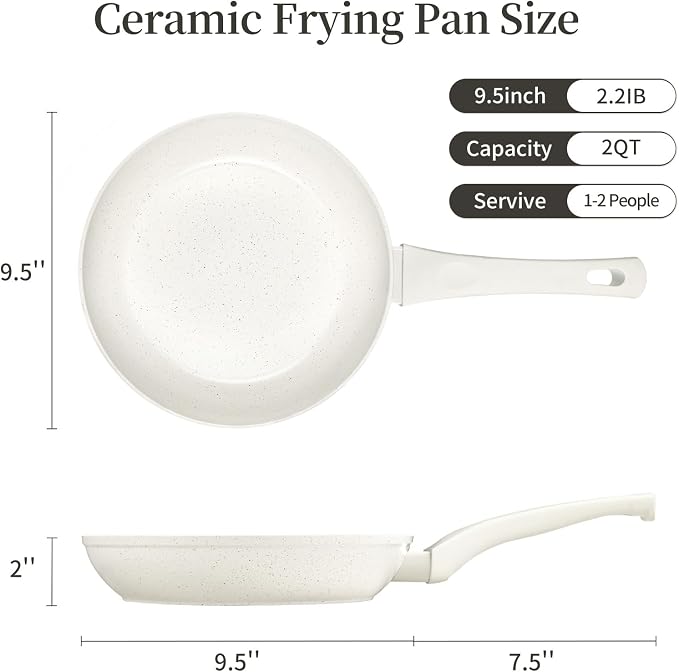Ceramic Non Stick Frying Pan - Image 7
