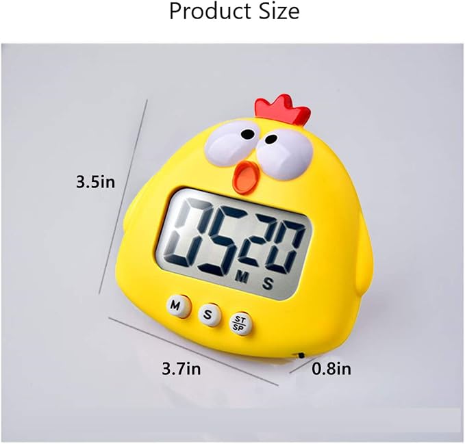 Kitchen Timer, Cute Cartoon Animal Countdown, Digital Cooking Timer - Image 5