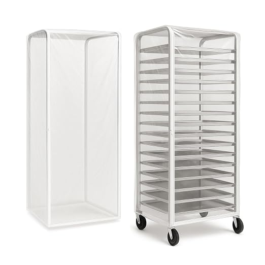 Bun Rack Cover – Transparent PVC by Unknown