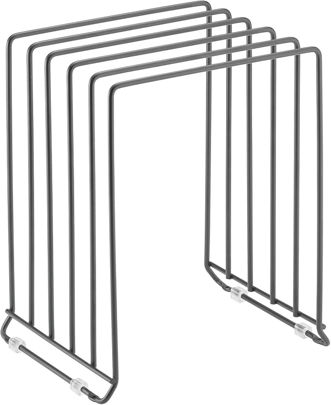 mDesign Pot Lid and Pan Rack — Metal Wire Rack - Image 8