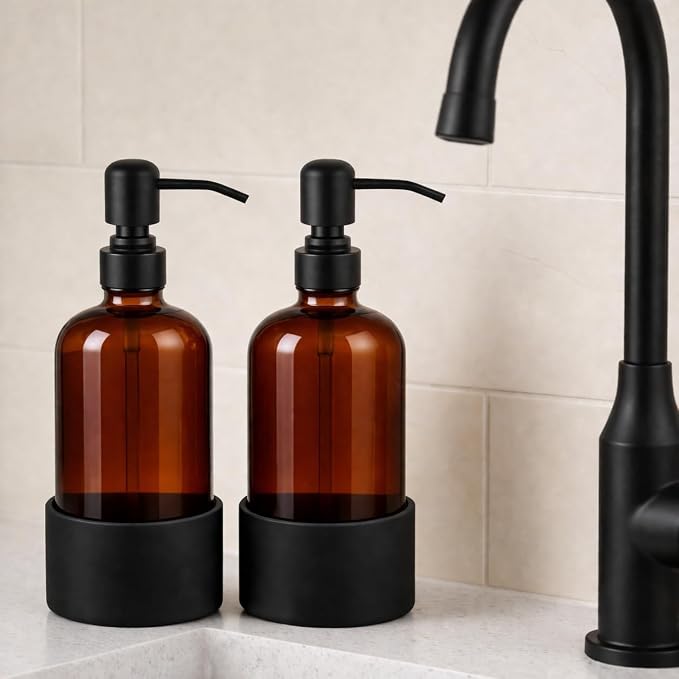 16 oz Hand and Dish Soap Dispenser Set - Image 7