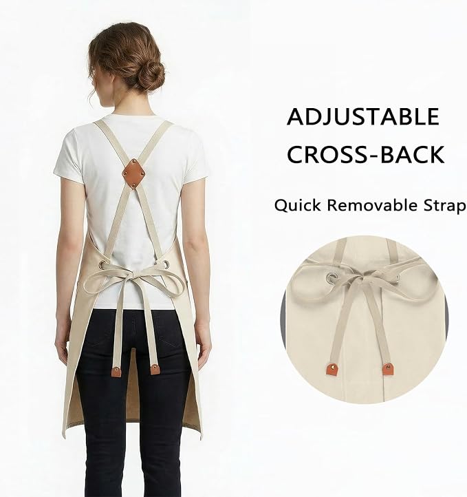 ZOMAO Chef Apron for Women Men - Image 3