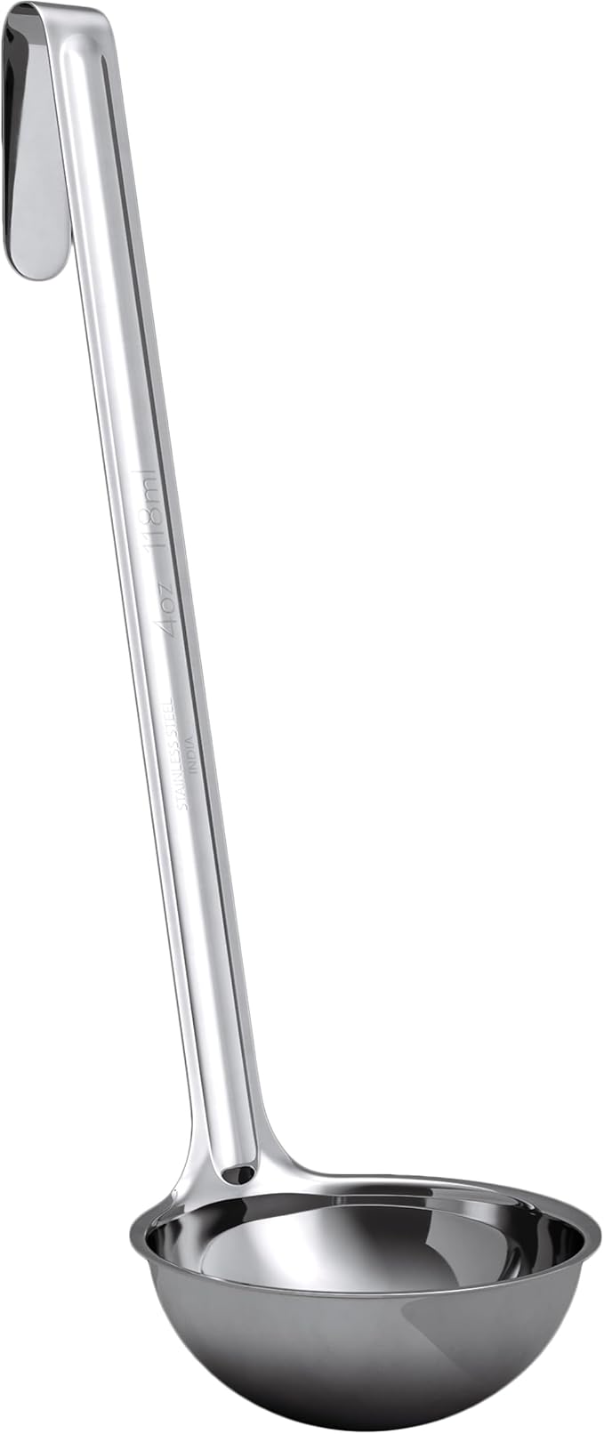 Super Sturdy, Ergonomic 4 Oz. Soup Ladle 1 Pk. Stainless Steel Ladles by FoodRestaurantSupplies