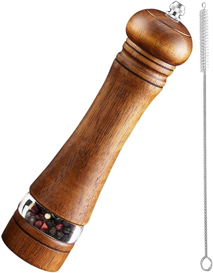 Pepper Grinder Salt Grinder Wooden Pepper Mill Grinder w/Adjustable Coarse by TooWoom