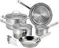 T-fal Performa Stainless Steel Cookware Set 12 Piece Induction Oven Broiler by T-falbrand