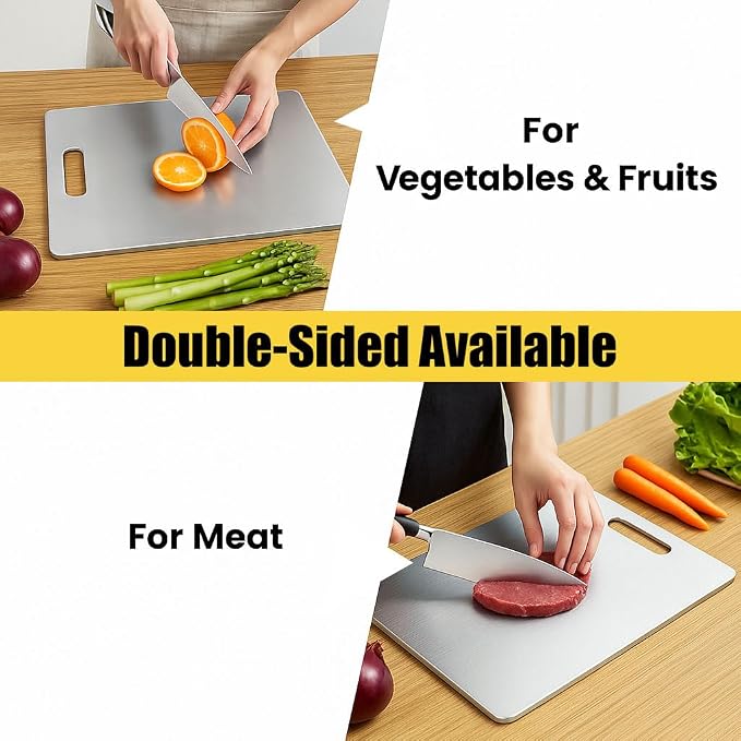 Titanium Cutting Board, 100% Pure Titanium Chopping Board - Image 2