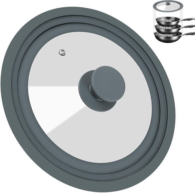 Universal Lid for Pots, and Skillets by KOMOKERU