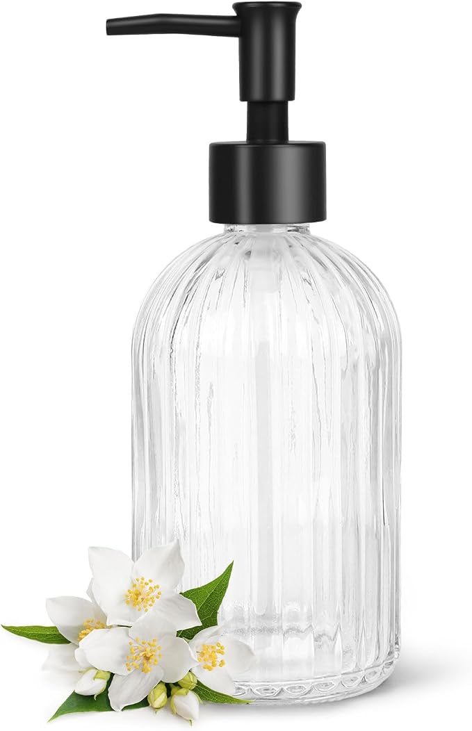 Topsky Glass Soap Dispenser by HomeandKitchenNO1