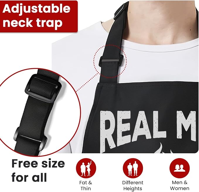 SANDJEST Funny Mens Aprons - Image 4