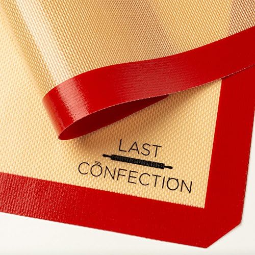 Last Confection Silicone Baking Mat - Set of 2 Non-Stick Quarter Sheet