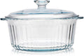 Round Glass Casserole Baking Dish by Unknown