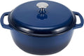 Amazon Basics Enameled Cast Iron Dutch Oven Pot With Lid, 7.3-Quart
