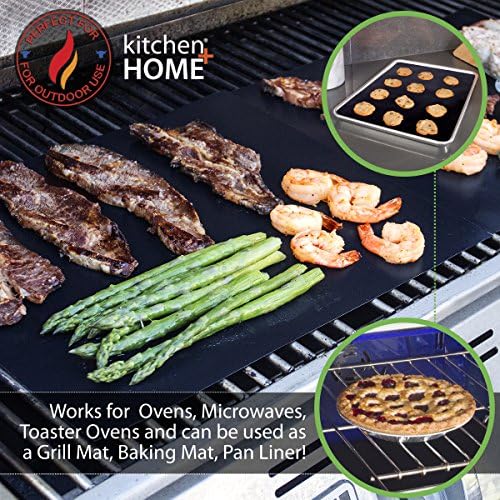 Kitchen + Home Oven Liner Set of 2 – Large Heavy Duty 100% PFOA & BPA