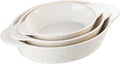 Dafuceramic Casserole Dishes for Oven Sets of 3, Ceramic Oval Baking Dish by Dafuceramic