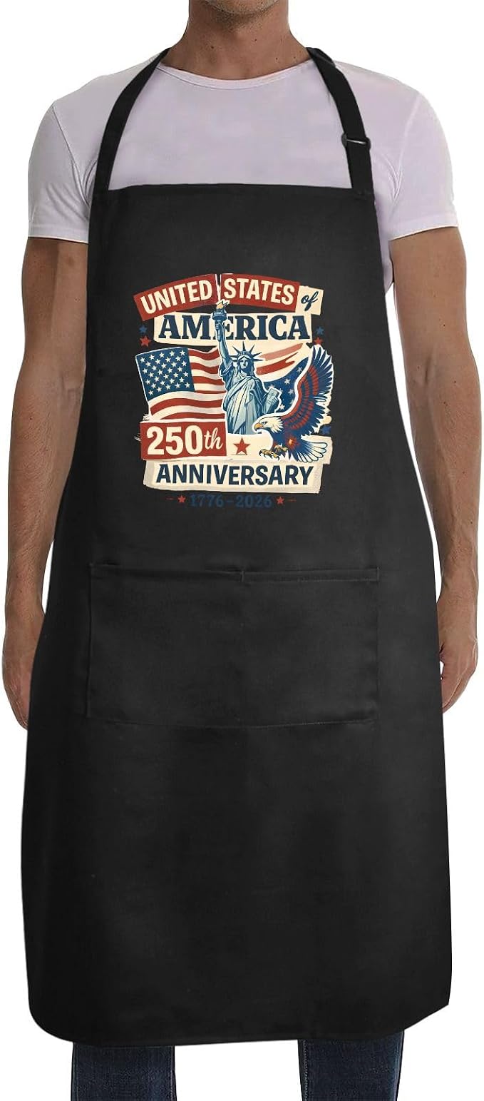 Us 250 Years Of Freedoms Apron - Image 2