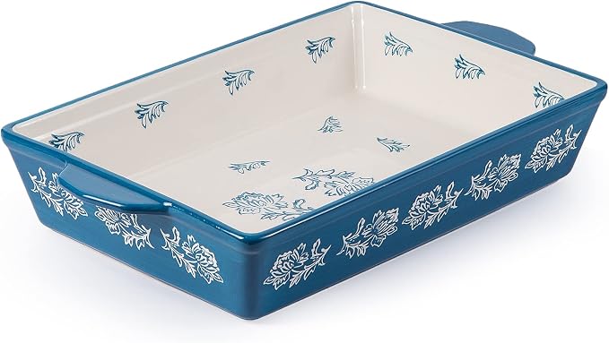 Wisenvoy Casserole Dish Baking Dish Ceramic Lasagna Pan Bakeware Sets Baking by wisenvoy