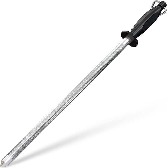 Utopia Kitchen Knife Sharpener Rod 12 Inch, Professional Honing Rod by UTOPIAKITCHEN
