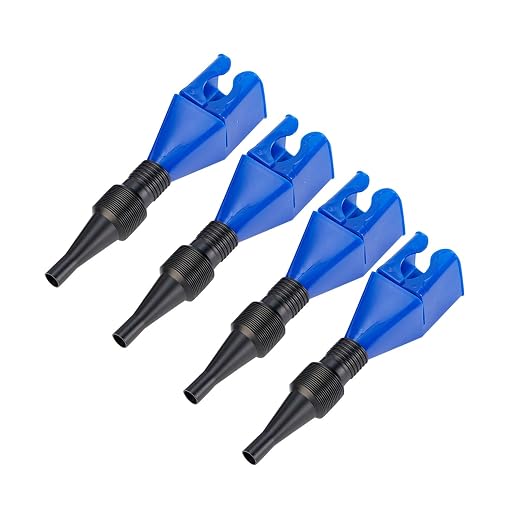 Funnels for Automotive Use, Flexible Draining Tool Snap Funnel, Retractable by Crkeiyr
