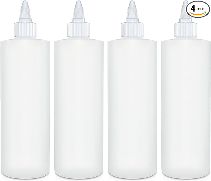 BRIGHTFROM Condiment Squeeze Bottles, 16 OZ Empty Squirt Bottle by BRIGHTFROM