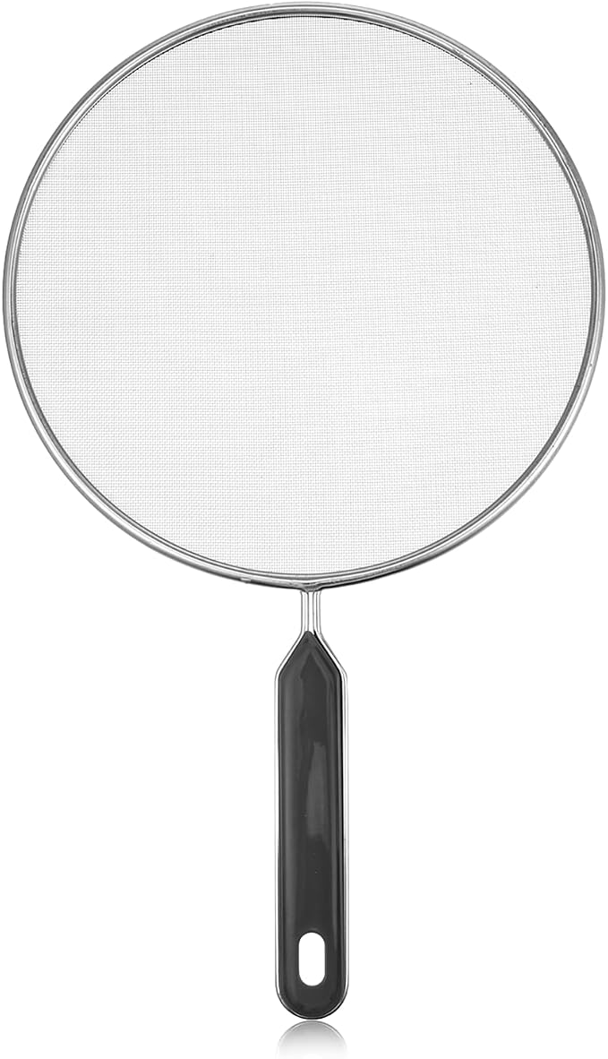 Splatter Screen for Frying Pan 7.5’’ Stainless Steel Grease Splatter Guard by Unknown