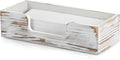 Paper Towel Dispenser Countertop, Retro White Wood Bathroom Paper Towel Holder by Bivvclaz