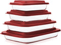 8-Piece Deep Glass Baking Dish Set by MMCIRCO