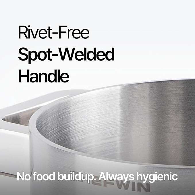 316 Stainless Steel 1.9 Quart Durable Sauce Pot - Image 5