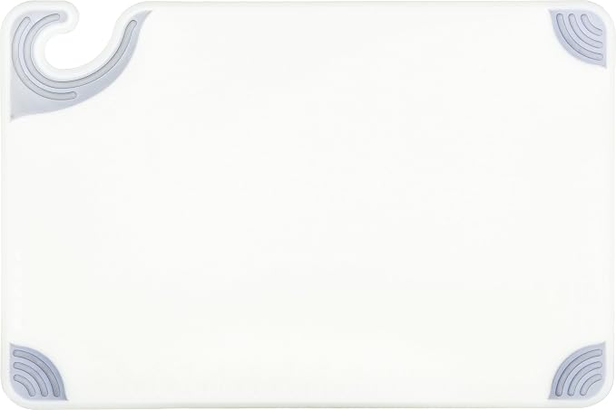 San Jamar Saf-T-Grip Plastic Cutting Board - Image 2