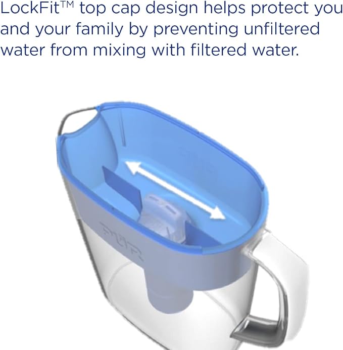 PUR 7-Cup Water Filter Pitcher, Great-Tasting Water, Dishwasher Safe, Faster - Image 5