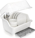 Dish Drying Rack, Plastic Plate Cup Dryer Holder by Acshio