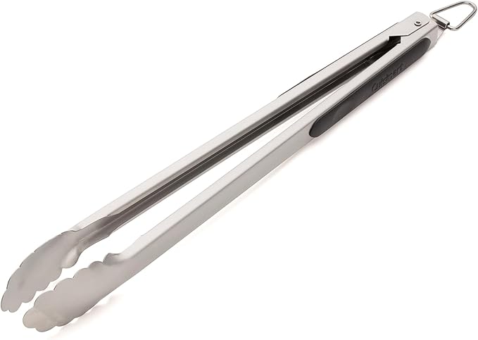 Cuisinart Locking Grill Tongs, 16” Stainless Steel BBQ Tongs – Heavy‑Duty by Cuisinart
