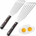 2 Pack Fish Spatula Stainless Steel，Flexible Metal Spatula Perfect by EXAIEW