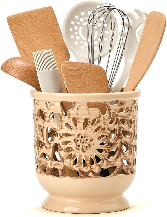 Farmhouse Kitchen Utensil Holder by JHJIEMEIHOME