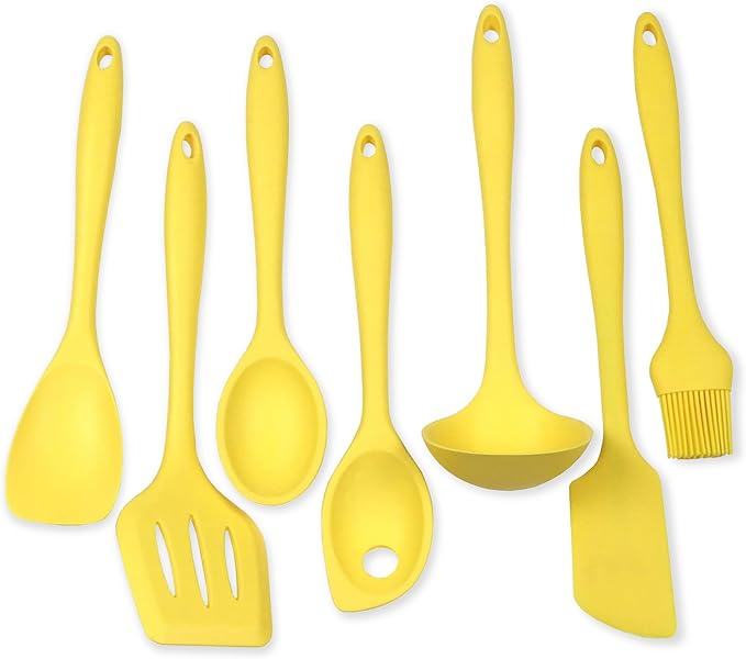 Chef Craft Premium Silicone Kitchen Tool and Utensil Set, 7 Piece by ChefCraft