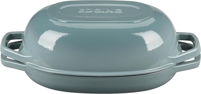 EDGING CASTING Enameled Cast Iron Oval Dutch Oven Pot - Image 7
