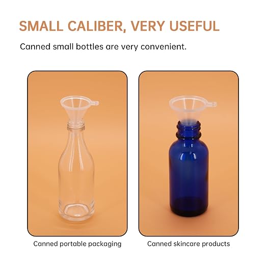 Mini Funnel 4-Pack for Lab Bottles, Sand Art, Essential Oil, Recreational - Image 4