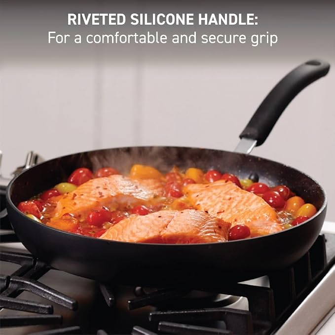 T-Fal Ultimate Hard Anodized Nonstick Fry Pan Set 3 Piece: 8, & 12 Inch - Image 5